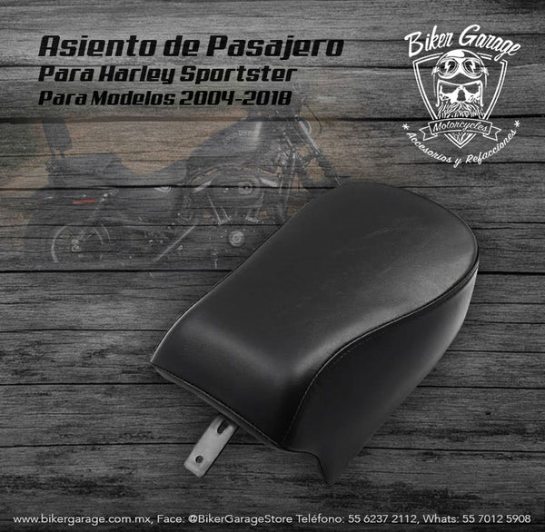Asiento de Pasajero Liso para Sportster 2014-2020