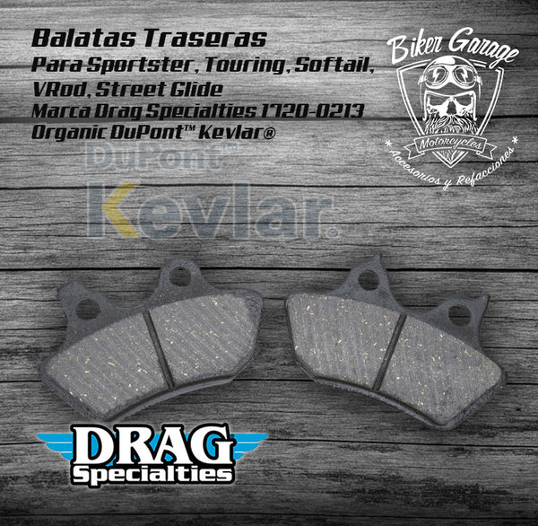 Balatas Delanteras/Traseras para Harley 1720-0213, Sportster 2000-2003 Refacción