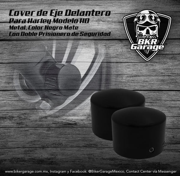 Cover de Eje Delantero HD Color Negro