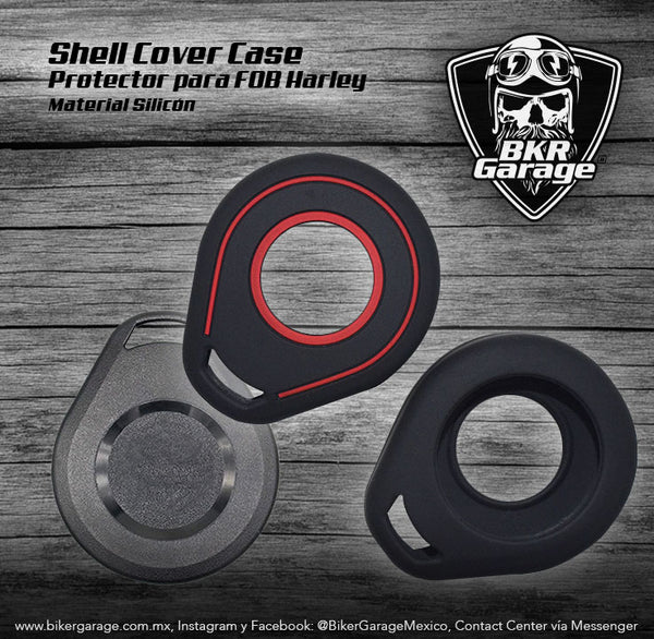 Cover Shell Protector para FOB Harley Davidson Tipo A  ROJO Accesorio