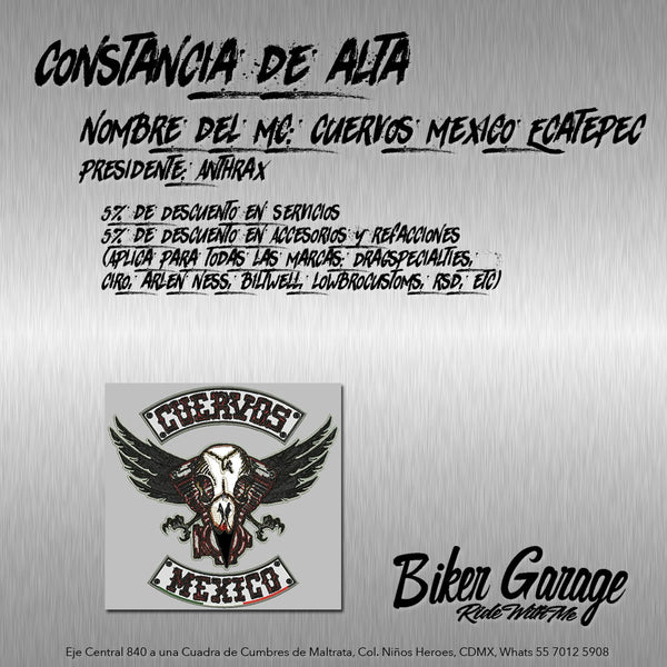 Cuervos México Ecatepec Motoclub