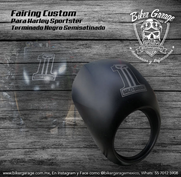 Fairing Dark Custom para Sportster Iron