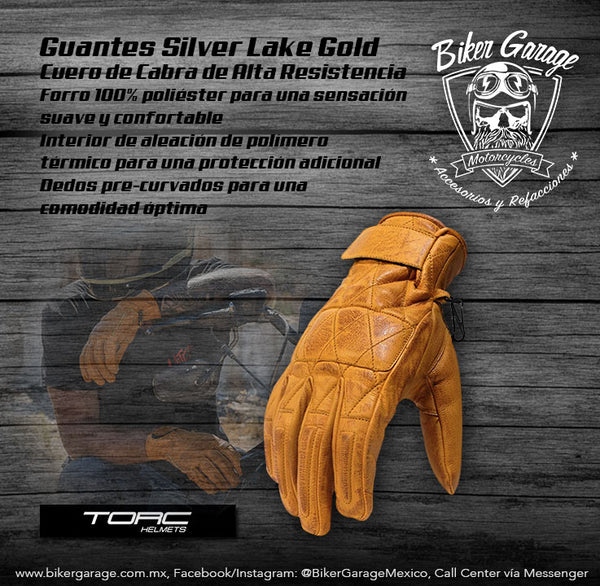 Guantes Silver Lake Gold de la Marca Torc