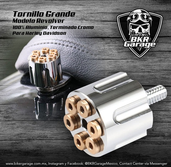 Tornillo Cromo Modelo Revolver