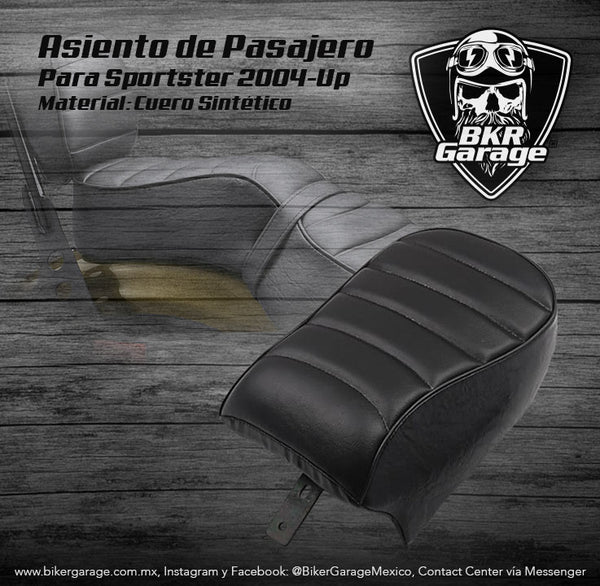 Asiento de Pasajero de Oruga para Sportster 2014-2020