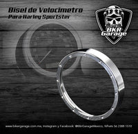 Bisel Cover de Velocimetro Point Cut Terminado Cromo