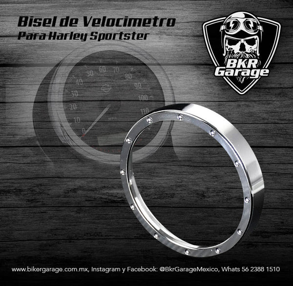Bisel Cover de Velocimetro Point Cut Terminado Cromo
