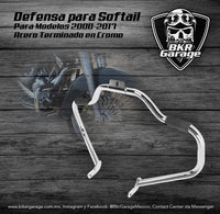 Defensa Mustache para Softail Terminado Cromo 2000-2017