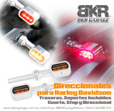 Direccionales Traseras Modelo Boss Stop, Cuarto y Direccional Terminado Cromo