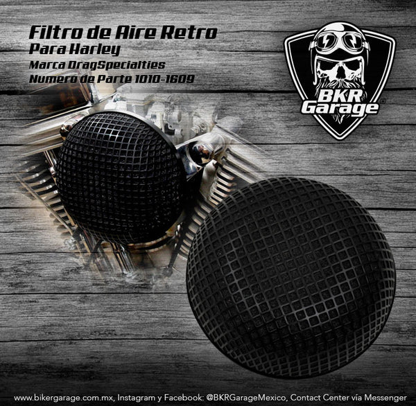 Filtro de Aire para Sportster Modelo Bob Retro