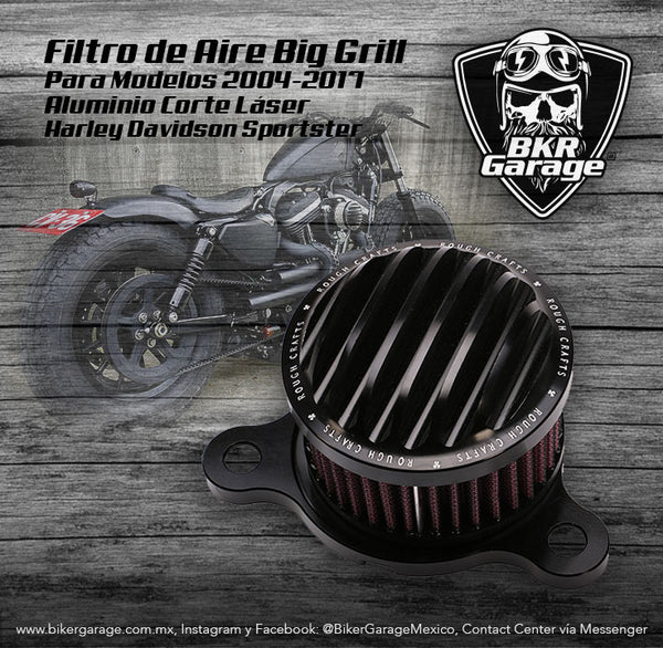 Filtro de Aire Rough Crafts Color Negro