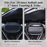 Elemento de Filtro de Aire Rojo/Gris Remplazo para Harley M8 Softail Fat Boy FXBB FXFB 18-Up Touring FLHT FLHX 17-Up