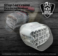 Stop Cellar Color Cromo Cuarto y Stop Led Rojo