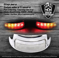 Stop para Salpicadera Trasera Mica Transparente para Harley Touring