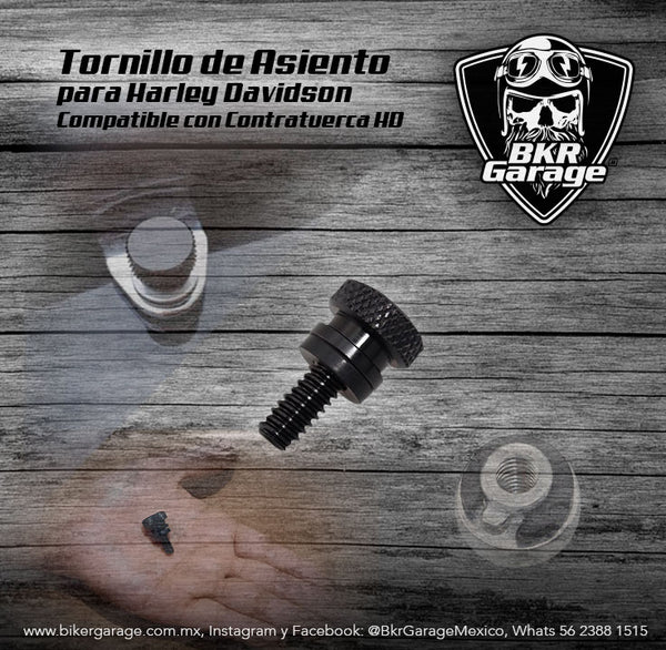 Tornillo Micro para Asiento Color Negro Brillante