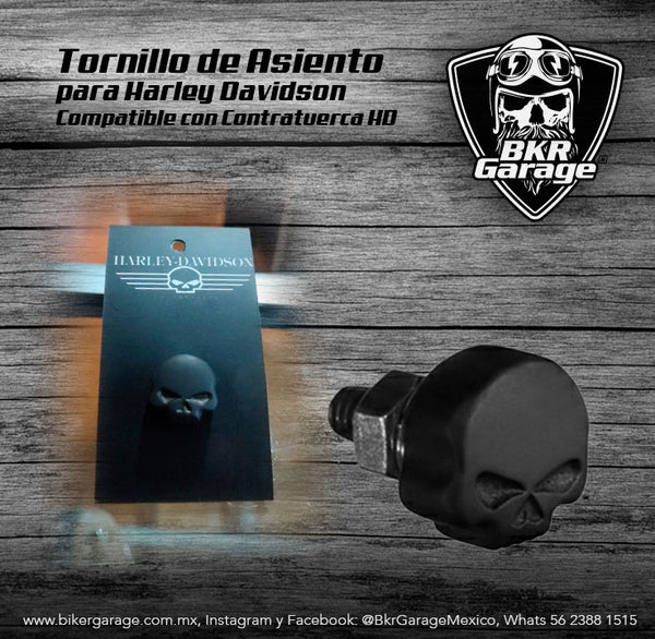 Tornillo para Asiento de Accesorio Skull Terminado Negro