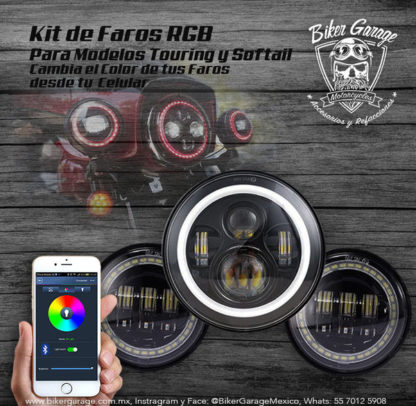 Kit de Faros Ojo de Angel RGB