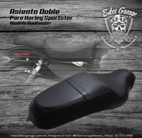 Asiento Doble para Sportster para Modelos 2004-2020