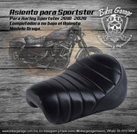 Asiento para Sportster Oruga