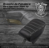 Asiento de Pasajero de Oruga para Sportster 2014-2020