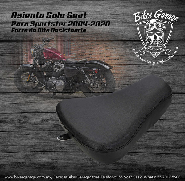 Asiento Solo Seat para Sportster 2004-2020 Modelo Forty Eight