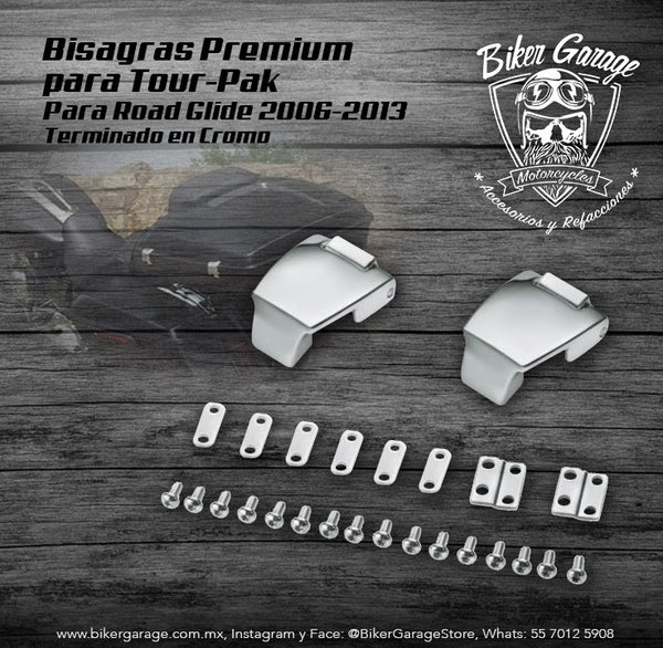 Bisagras Premium de TourPak para Electra Road Glide 2006-2013