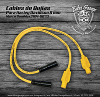Cables de Bujias Amarillos para Harley de 8mm 2104-0073 Refacción
