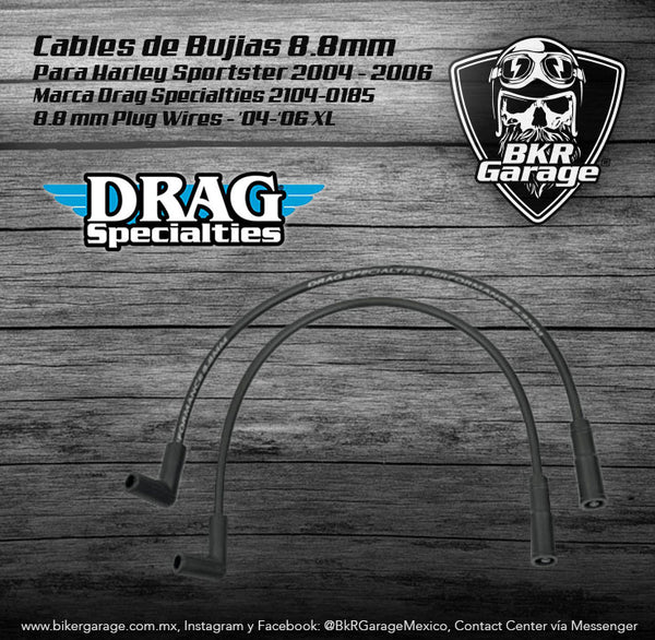 Cables de Bujias para Sportster Plug Wires 04-06 XL 2104-0185