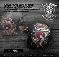 Casco Torc T-50 Modelo Lucky 13 Love