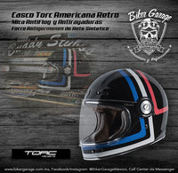 Casco Torc Modelo Americana Retro