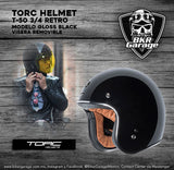 Casco Marca Torc Modelo T-50 Gloss Black