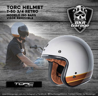 Casco Marca Torc Modelo T-50 Iso Bars