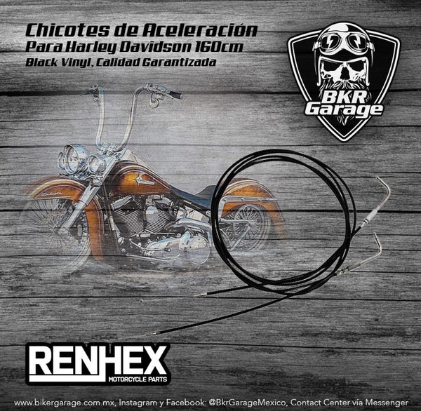 Chicotes de Aceleración para Harley Davidson de 160cm