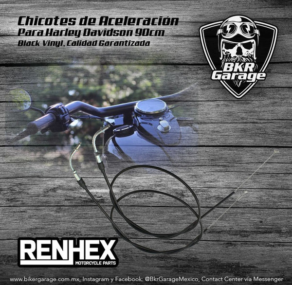 Chicotes de Aceleración para Harley Davidson de 90cm