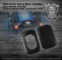 Clip Cover de Salpicadera Trasera para Touring Color Negro Brillante