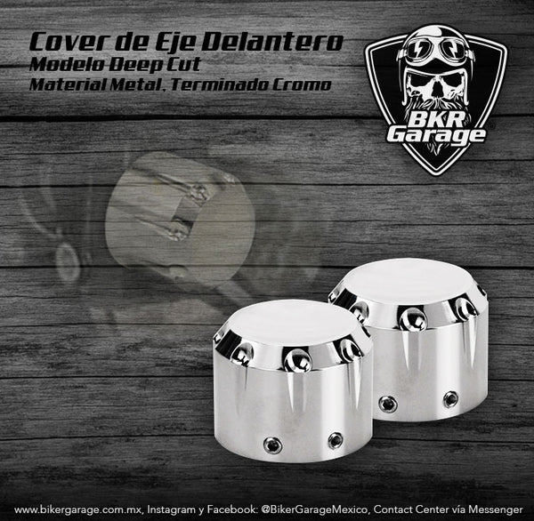 Cover de Eje Delantero Deep Cut Terminado Cromo