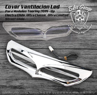 Cover de Ventilación Led Cromo