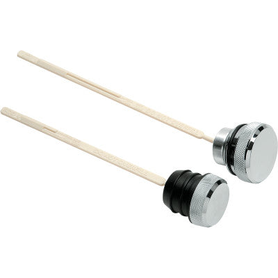 Oil Dipstick - Chrome - Dyna 0710-0001