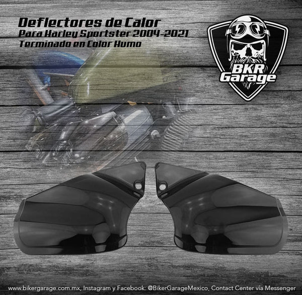 Deflectores de Calor para Sportster Color Humo