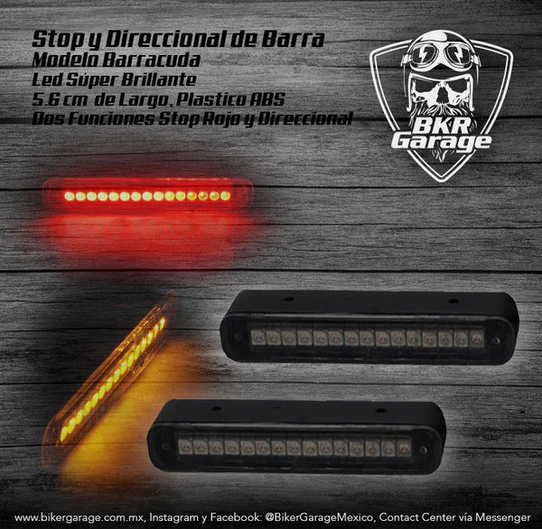 Stop y Direccional de Barra Modelo Barracuda
