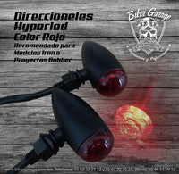 Direccionales de Bala Color Negro