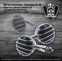 Direccionales Vintage Grill Terminado Cromo