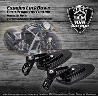 Espejos Modelo LockDown Color Negro