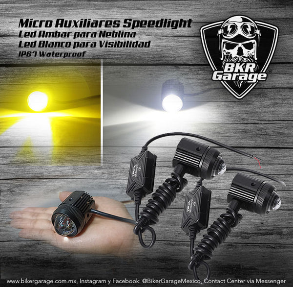 Micro Faros Auxiliares Modelo Speedlight