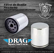 Filtro de Aceite Cromo Oil Fltr Chr Twin Cam/M-Eightoe #63798-99 DS-275108 Refacción