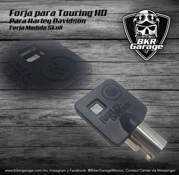 Accesorio Forja Llave para Harley Touring Modelo Barril