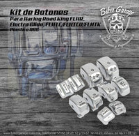 Kit de Botones para Touring Terminado Cromo