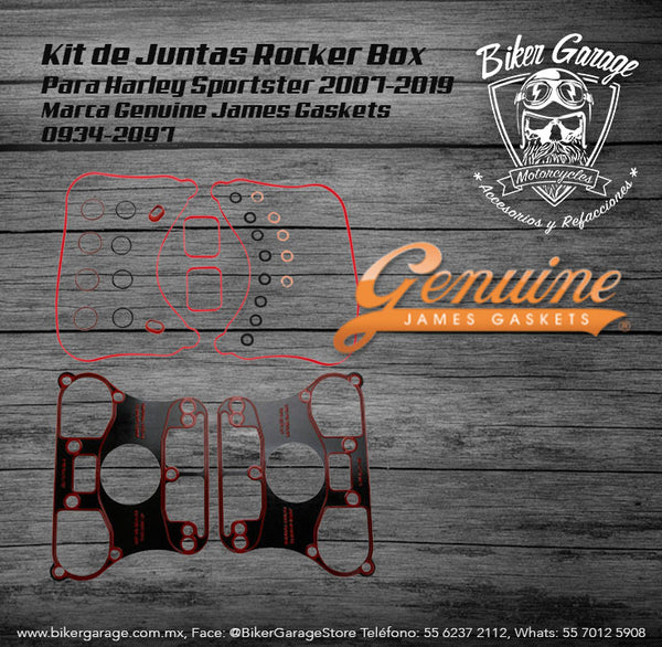 Kit de Juntas de Cabeza para Sportster Rocker Box 2007-UP/ 0934-2097 Refacción