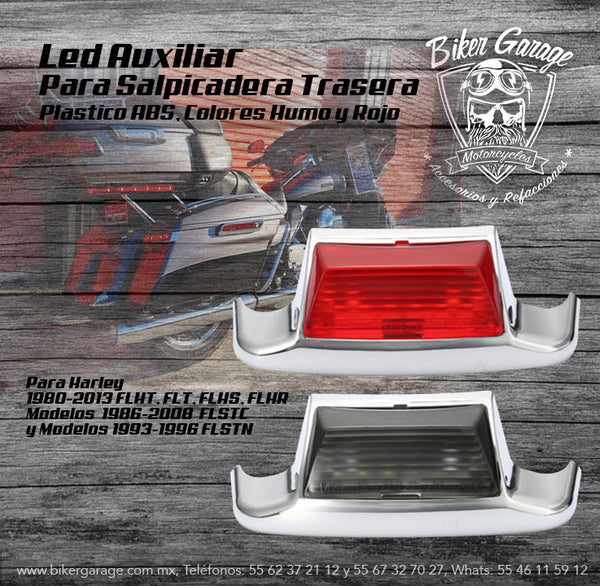 Led Auxiliar de Salpicadera Trasera para Touring Mica Ambar