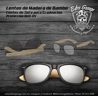 Lentes de Madera de Bambú